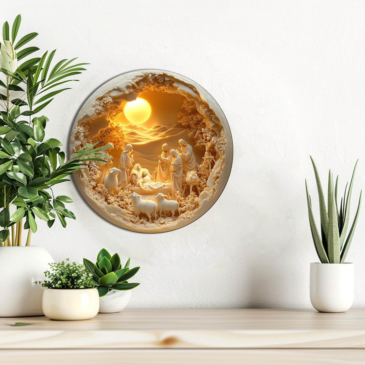 Nativité du Christ Murale - Collection La Maison Sainte