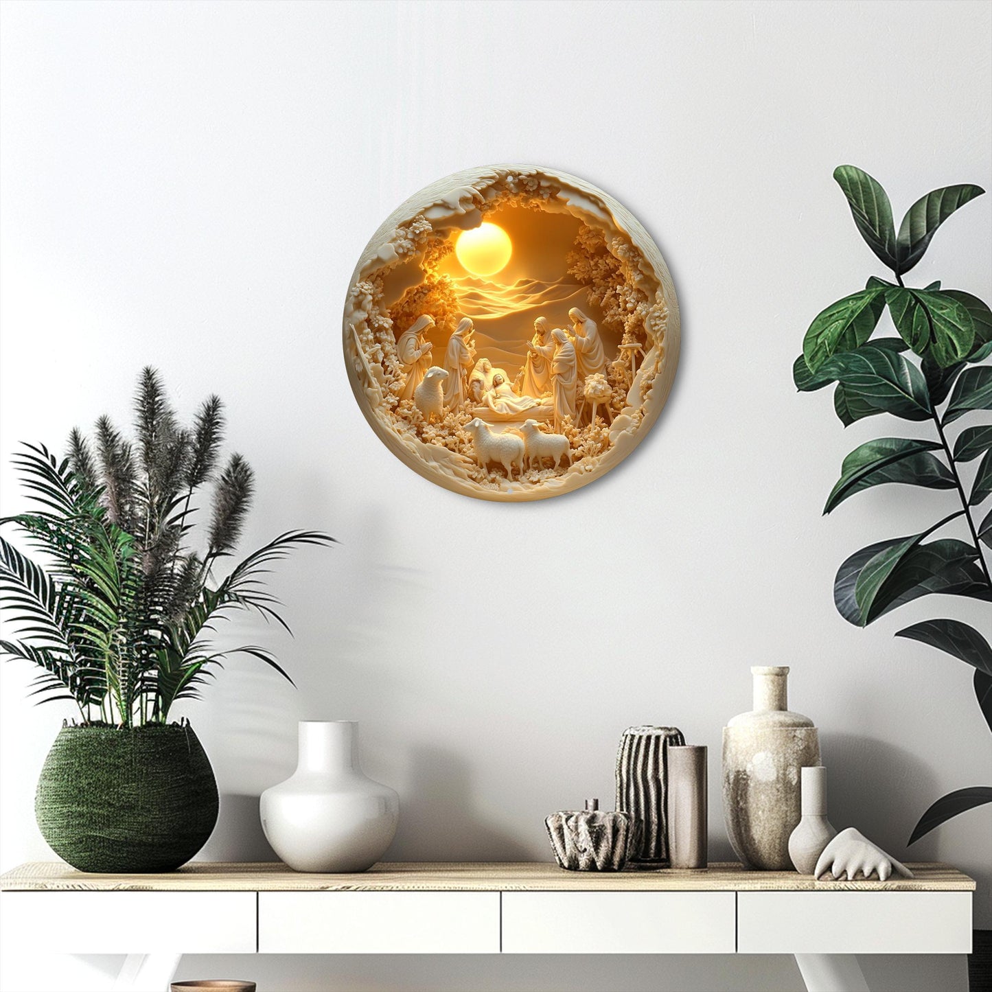 Nativité du Christ Murale - Collection La Maison Sainte