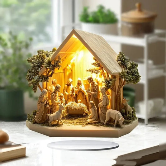 Scène de la Naissance du Christ - Collection La Maison Sainte