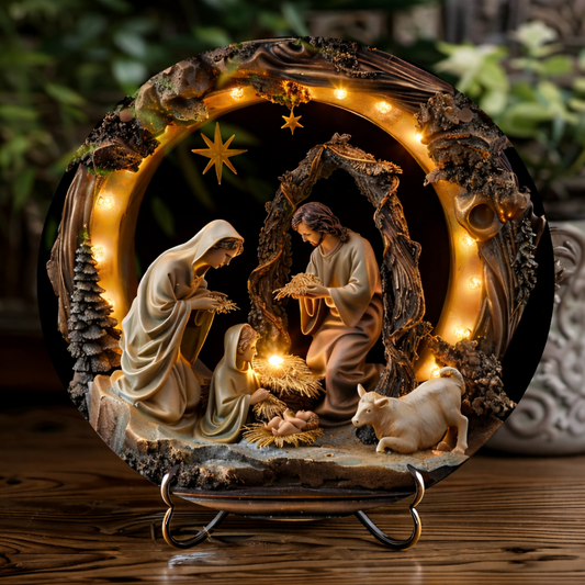 Scène de la Nativité du Christ - Collection La Maison Sainte